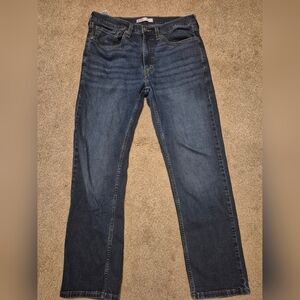 Signature by Levi Strauss Dark Blue Straight Jeans
